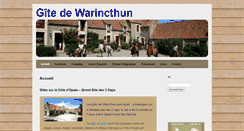 Desktop Screenshot of gitesdewarincthun.com
